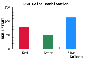 rgb background color #4F3171 mixer