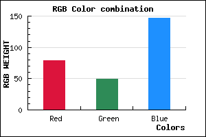 rgb background color #4F3193 mixer