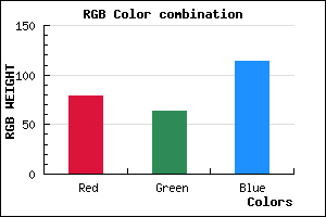rgb background color #4F4072 mixer