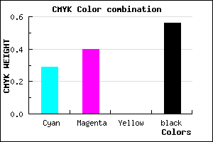 #4F436F color CMYK mixer