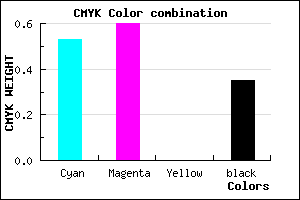 #4F43A7 color CMYK mixer