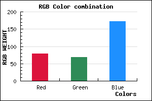 rgb background color #4F44AC mixer