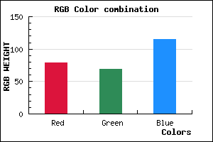 rgb background color #4F4573 mixer