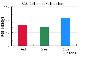 rgb background color #4F476B mixer