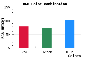 rgb background color #4F4866 mixer