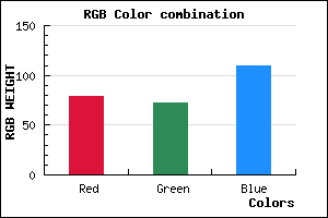 rgb background color #4F486D mixer