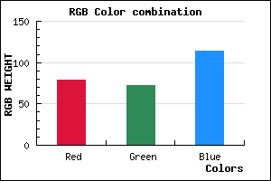 rgb background color #4F4872 mixer