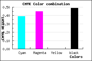 #4F4882 color CMYK mixer