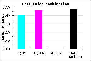 #4F4886 color CMYK mixer