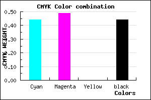 #4F488E color CMYK mixer