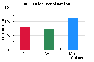rgb background color #4F496F mixer