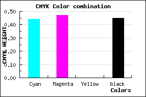 #4F4A8C color CMYK mixer