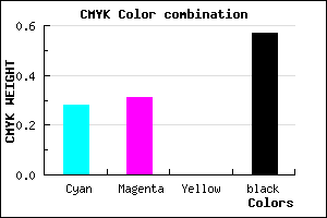 #4F4B6D color CMYK mixer