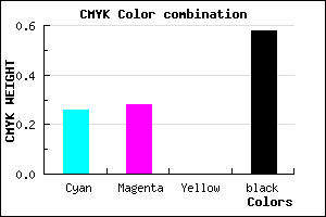 #4F4D6B color CMYK mixer