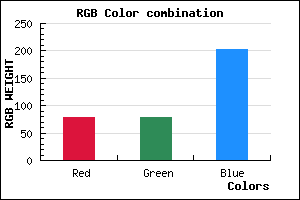 rgb background color #4F4ECA mixer