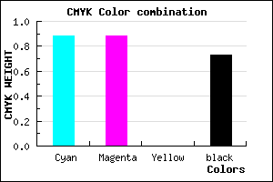 #080844 color CMYK mixer