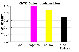 #50000A color CMYK mixer