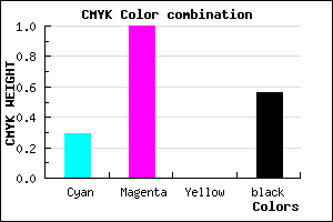#500071 color CMYK mixer