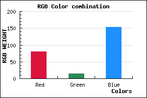 rgb background color #500F99 mixer