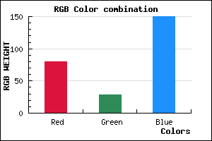 rgb background color #501C96 mixer