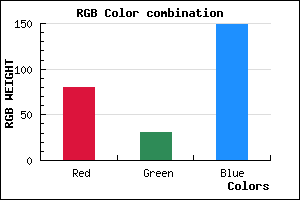 rgb background color #501F95 mixer
