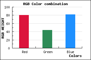 rgb background color #502C52 mixer
