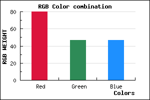 rgb background color #502F2F mixer