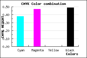 #504581 color CMYK mixer