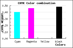#504885 color CMYK mixer