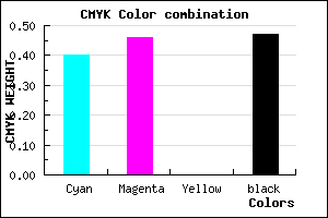 #504886 color CMYK mixer