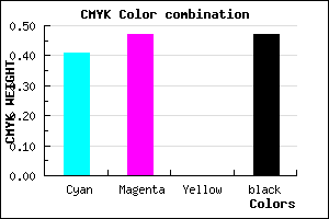 #504887 color CMYK mixer