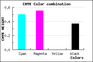 #5048A0 color CMYK mixer