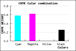 #5049BF color CMYK mixer
