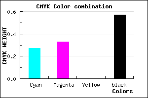 #504A6E color CMYK mixer