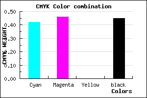 #504B8B color CMYK mixer