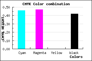 #504F95 color CMYK mixer