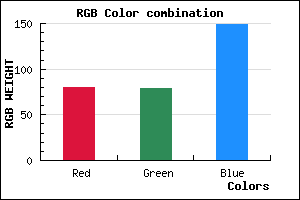 rgb background color #504F95 mixer