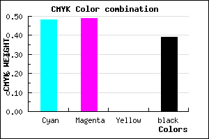 #504F9B color CMYK mixer