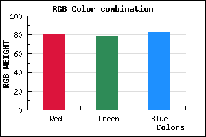 rgb background color #504F53 mixer
