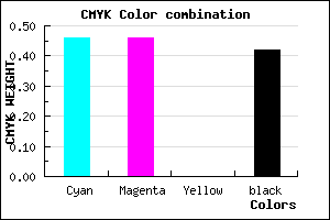 #505094 color CMYK mixer