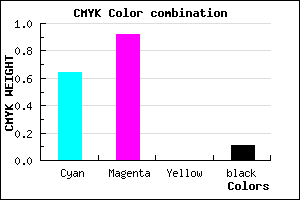 #5112E2 color CMYK mixer