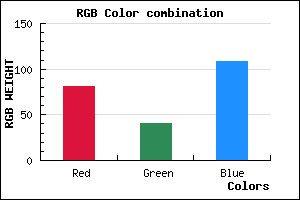rgb background color #51286C mixer