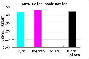 #514D8F color CMYK mixer