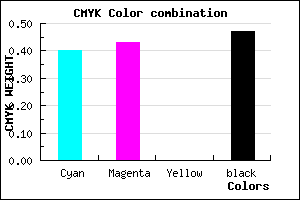 #514E88 color CMYK mixer