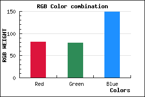 rgb background color #514F95 mixer