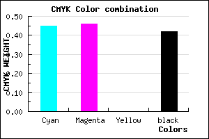 #515094 color CMYK mixer