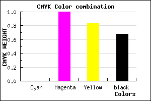 #52000E color CMYK mixer