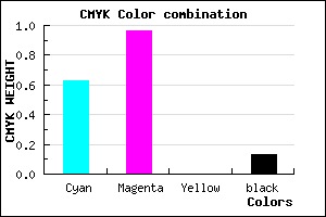 #520ADF color CMYK mixer