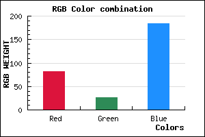 rgb background color #521AB8 mixer