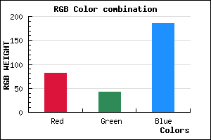 rgb background color #522ABA mixer